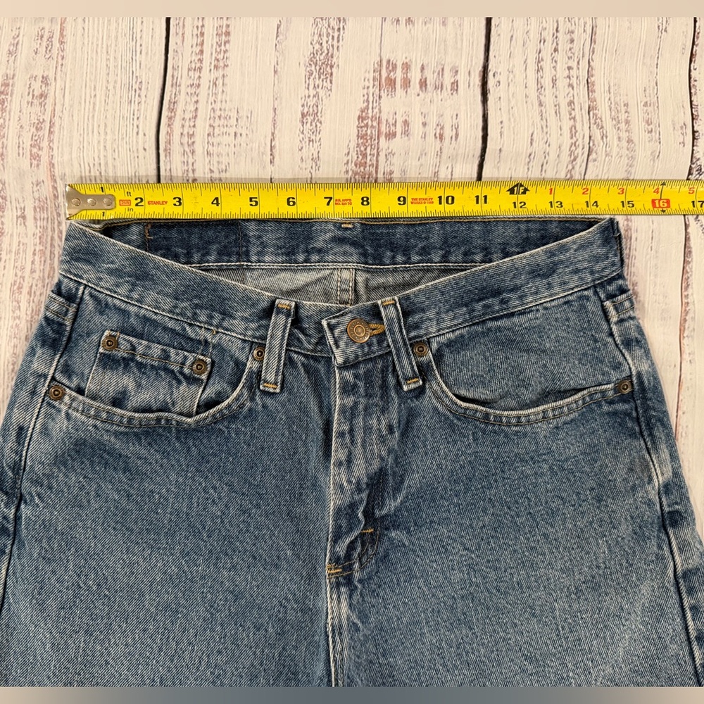 Wrangler Mens Relaxed Fit Size 30. Blue Denim Jean Shorts 99% Cotton (inv 613) - Picture 2 of 5